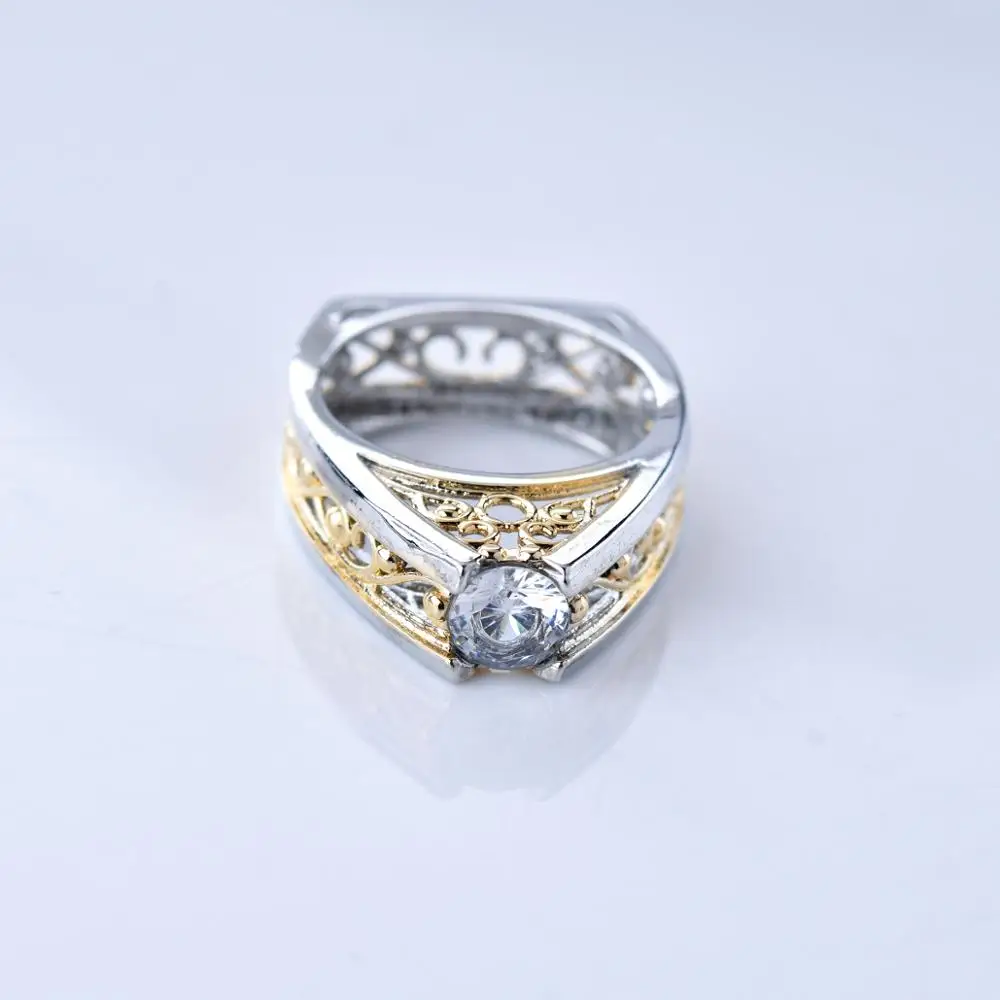 

New Creative design 9 2 5 Ring Fashion gold Color Wedding Jewelry Crystal Promise Engagement Rings For Women