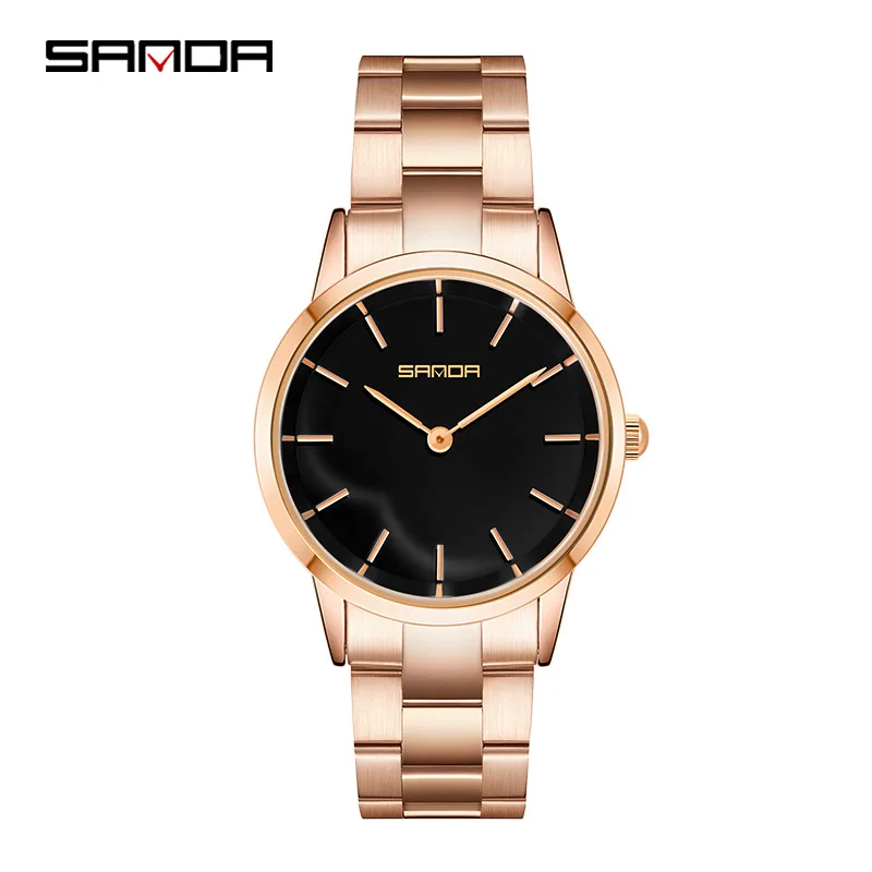 Женские часы SANDA модные трендовые простые и элегантные женские кварцевые