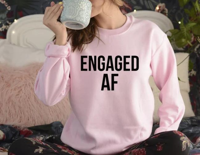 

Занимается AF бело-розовый девичник вечерние модная женская спортивная одежда в стиле Харадзюку из хлопка, с принтом в виде букв; Пуловер с к...