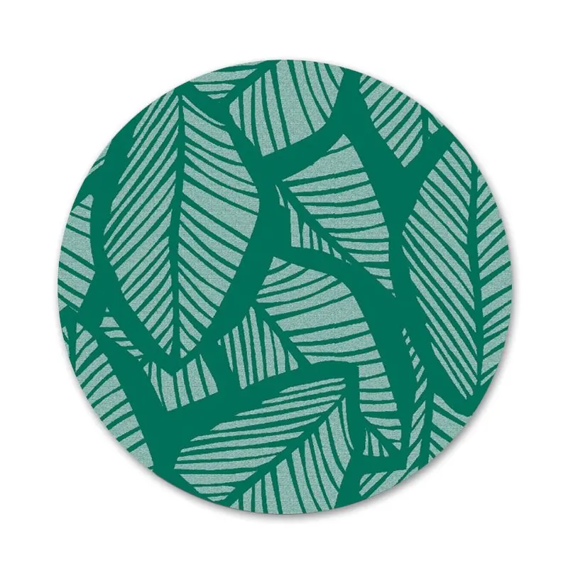 Тропические экзотические пальмы листья значки металлические для украшения