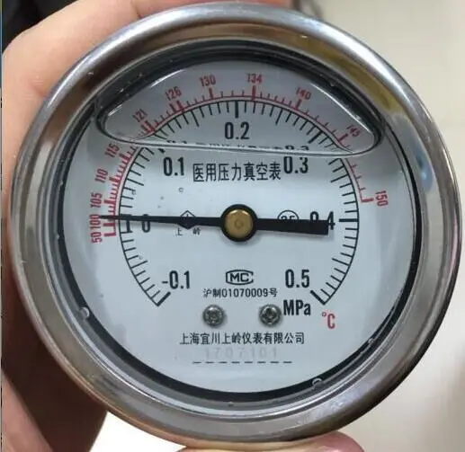 

Shanghai Yichuan-0.1-0.5MPa medical pressure vacuum gauge Shanghai Shenan vertical pressure steam sterilizer