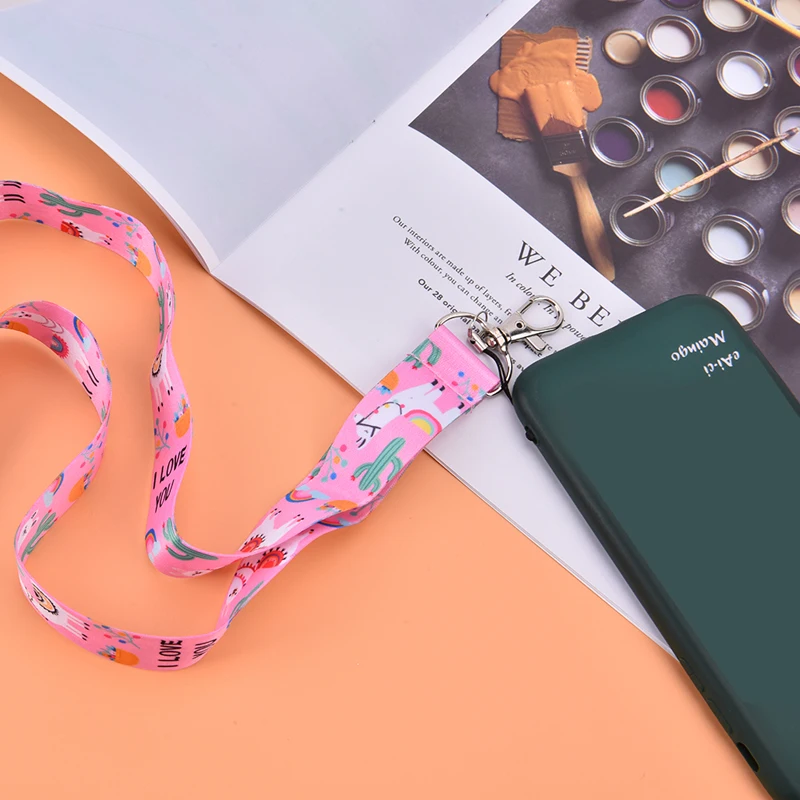 Милый брелок для ключей в виде белки на шею с ремешком визиток удостоверения