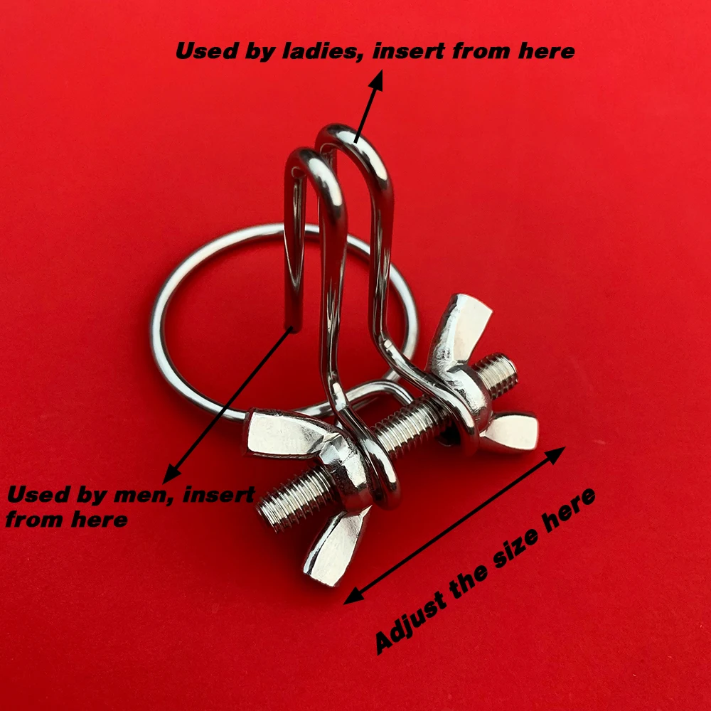 Новый Регулируемый стимулятор пениса раздражение пенис пробка стальной