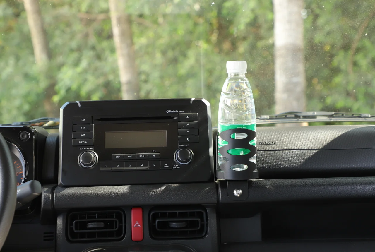 

Black Car Water Cup Holder Mount Bracket Support Fit For Suzuki Jimny 2019+