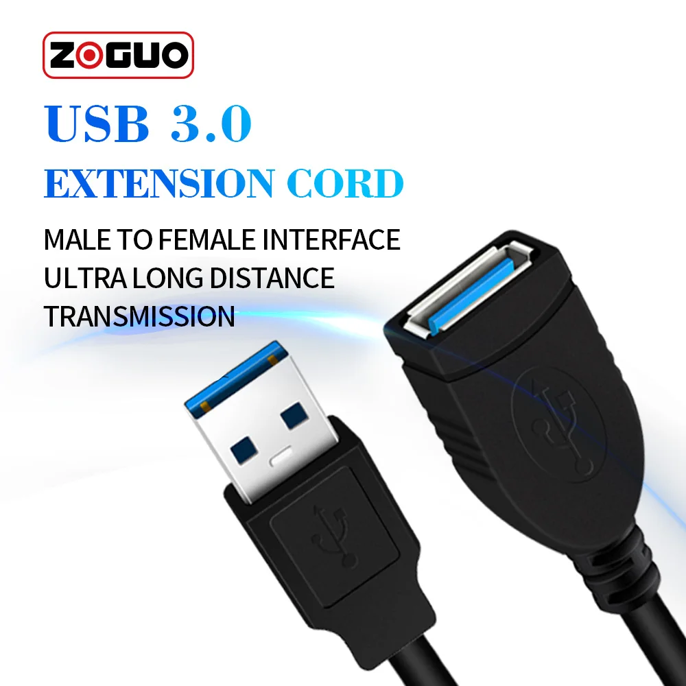 

USB 3.0 male-to-female data extension cable 5G use mobile phone computer U disk to extend USB cable 1m 2m 3m 5m cable usb