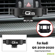 Car Mobile Phone Holder Air Vent Outlet Clip Stand GPS Gravity Navigation Bracket For Audi Q5 2019-2020 Car Accessories Car Mobile Phone Holder Air Vent Outlet Clip Stand GPS Gravity Navigation Bracket For Audi Q5 2019-2020 Car Accessories