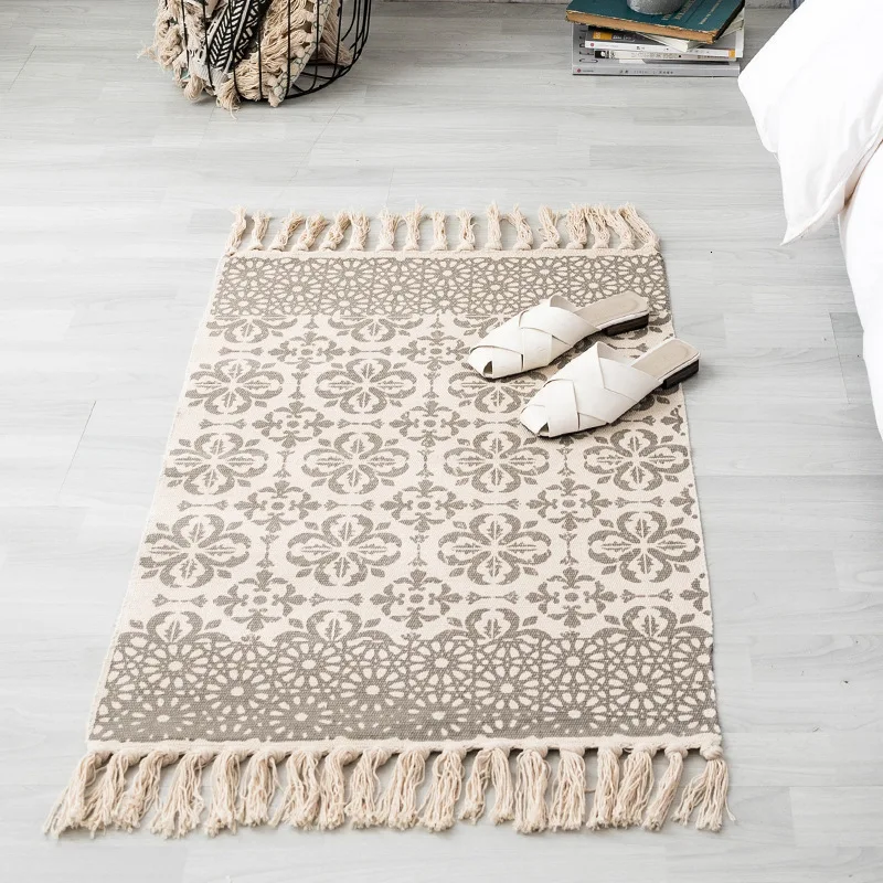 

Коврики из хлопка и льна, 60x90 см, для гостиной, спальни