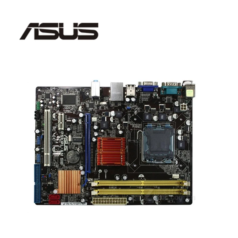 Для настольной материнской платы Asus P5KPL AM SE G31 Socket LGA 775 Q8200 Q8300 DDR2 оригинальная б/у