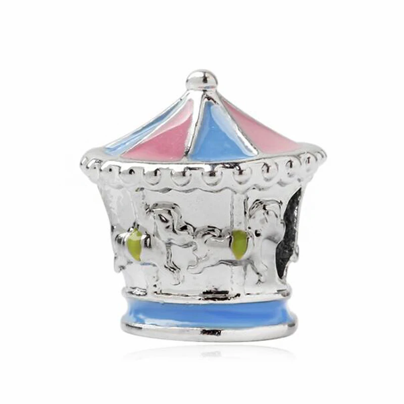 Low Price Small Hearts Watermelon Elephant Car Mickey Pendants Beads Fit Original Pandora Charms Bracelets for Women DIY Gifts | Украшения