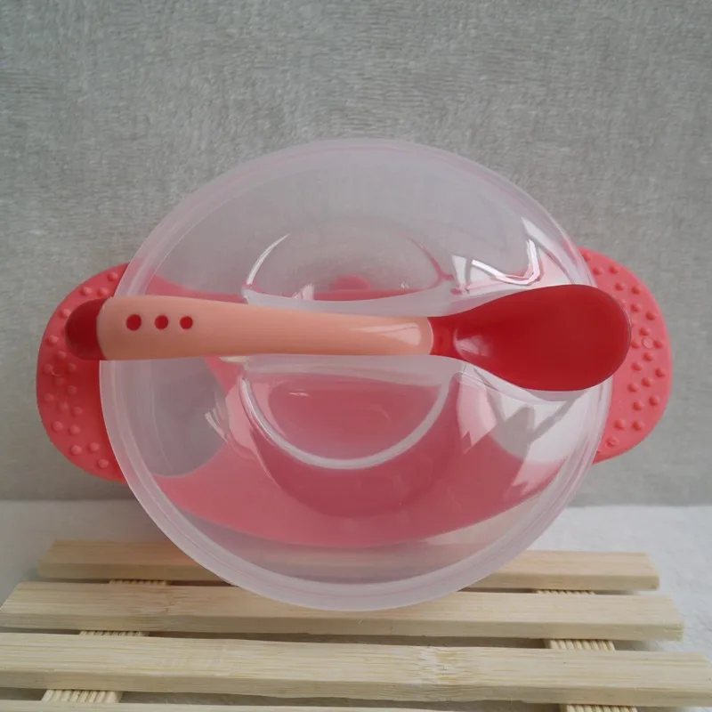 Миска и крышка детская с ручкой 2 шт./комплект|baby feeding bowl|baby bowlbaby tableware |