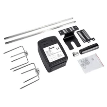 Motor Rotisserie Set Barbecue Electric Grill Roasted Cooking Camping BBQ Tools Beef Forks Accessories Chicken Stainless Steel