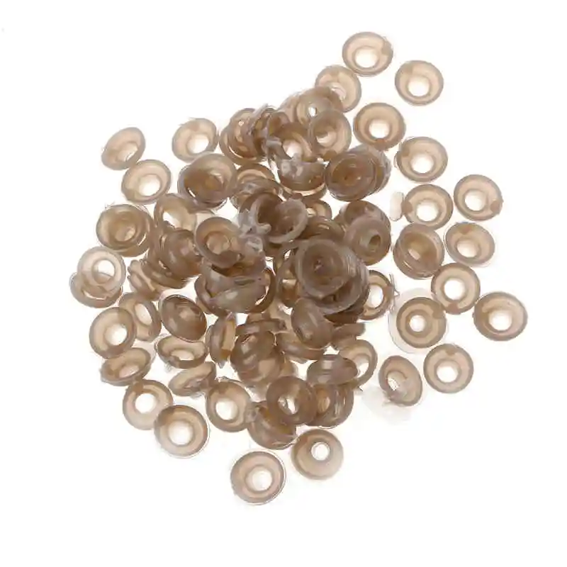 100 шт. Пластиковые Треугольные бархатные носы для животных кукол плюшевых мишек |