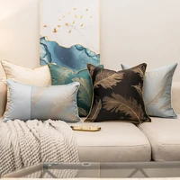 high quality sofa cushion cover high precision jacquard house decor coussin decorative pillows home luxury pillow cases