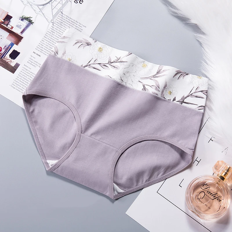 6 шт женские удобные плавки трусы из хлопка бесшовное нижнее белье с высокой