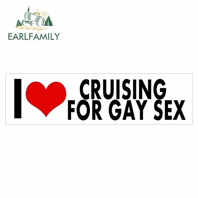 EARLFAMILY 13 см x 3 1 для I Love геев сексуальная надпись виниловые наклейки на машину JDM RV