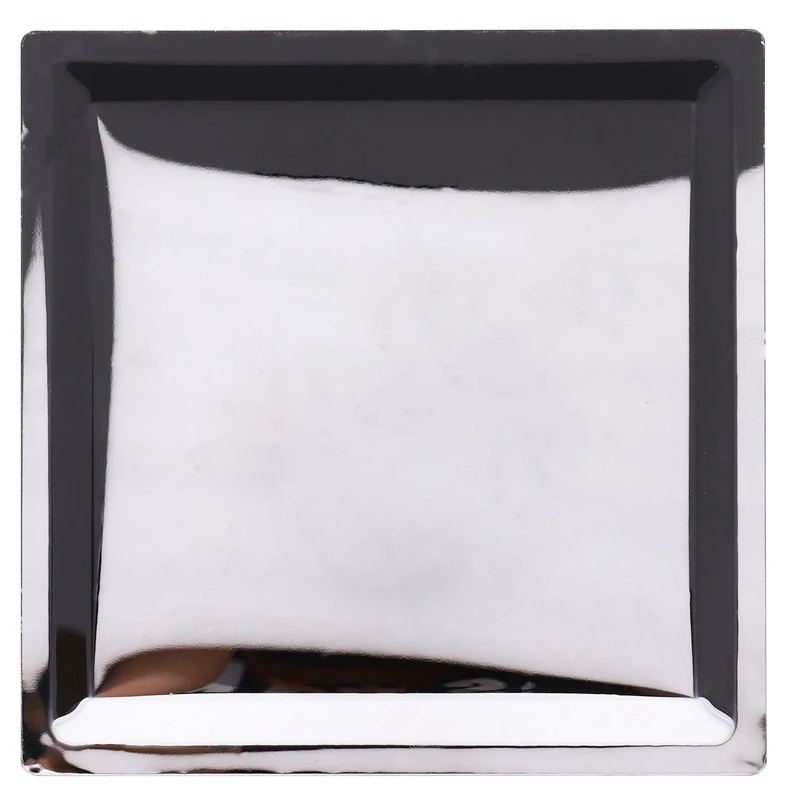 

Shower Head Square Stainless Steel Ultra-Thin Shower Nozzle Rainfall Bathroom Family Pack Wall-Mount Top Roof