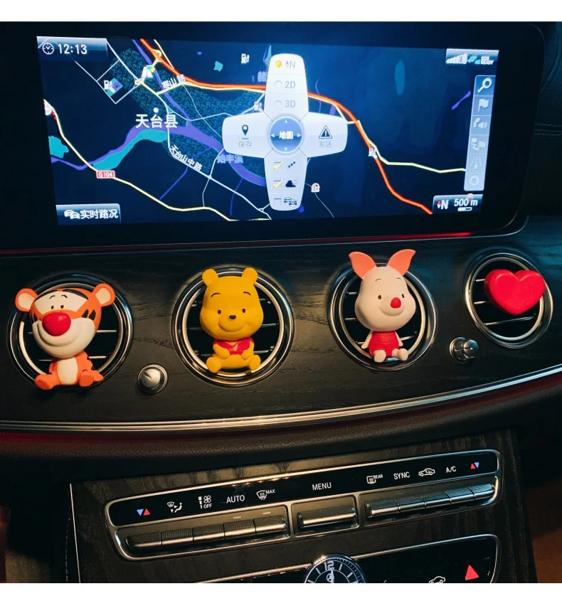 

2020 New Piggy-shaped Car Aromatherapy Car With Cute Winnie The Pooh Tigger Car Vent Decorations Do Not Include Perfume