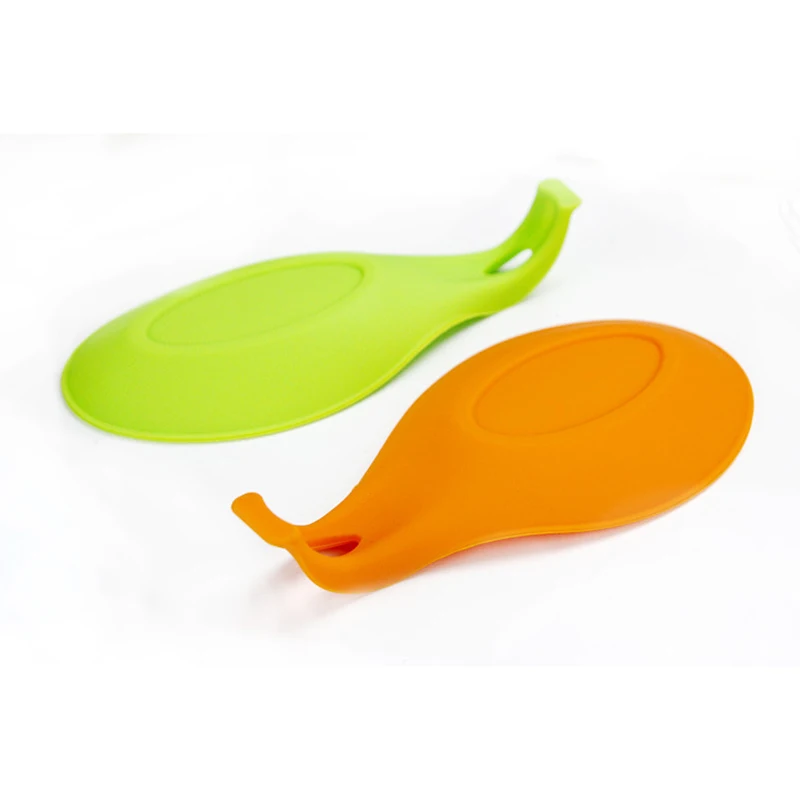 1Pcs Silicone Spoon Insulation Mat Heat Resistant Placemat Drink Glass Coaster Tray Pad Kitchen Tool Accessory | Дом и сад