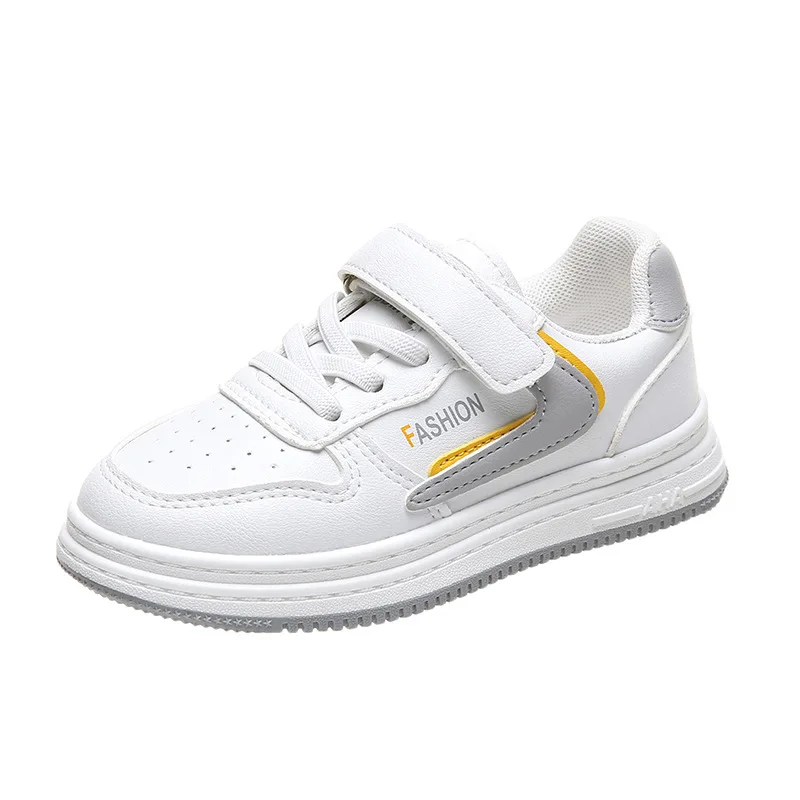 

Children's white shoes spring autumn 2021 new children's sports shoes boys casual shoes girls sneakers student shoes