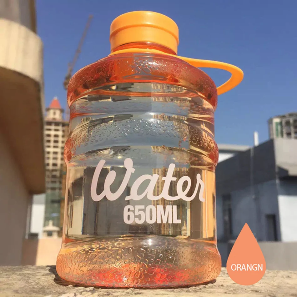 Креативное ведро для минеральной воды бутылка 650 мл мини пластиковая чашка