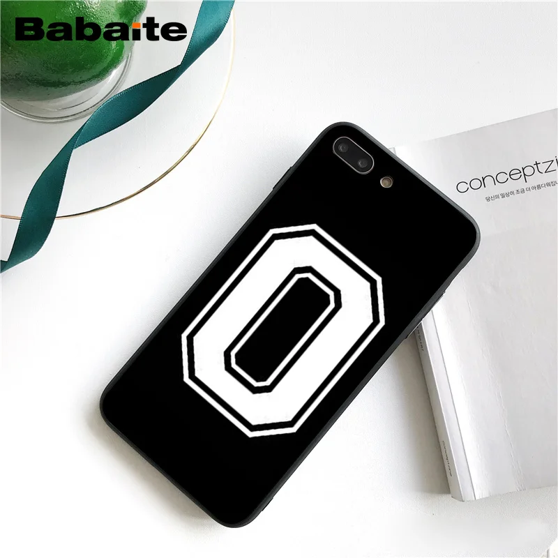 Babaite футбол счастливое число и буква чехол для телефона iphone 11 Pro 11Pro Max X XS MAX 6 6s 7 7plus 8 8Plus 5 5S SE XR