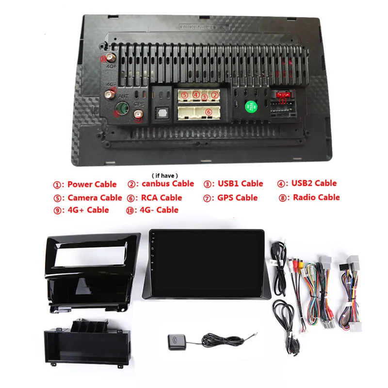 10 1 &quotAndroid 9 автомобильный DVD мультимедийный плеер GPS для Honda Accord 8 2008 2009 2010 2011 аудио