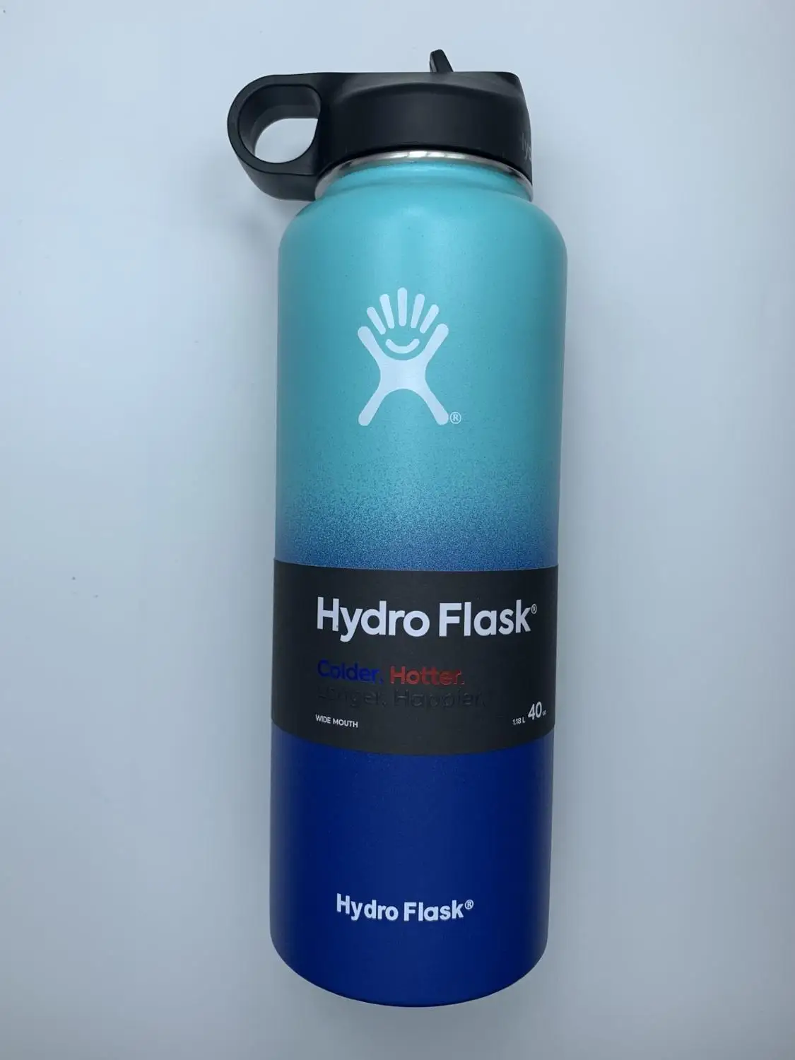 MIX3 MULTI-COLORS H-y-d-r-o F-l-a-s-k изолированные бутылки для воды из нержавеющей стали 18 унций/32 унций/40 унций широкий рот с соломенными крышками - Цвет: MIX3