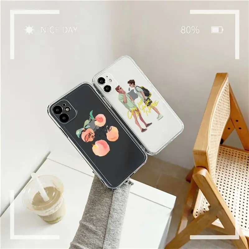 

Call Me by Your Phone Name Phone Case For iphone 12 11 mini x xs xr pro max 8 7 6s 6 5 5s 5c se plus Transparent soft