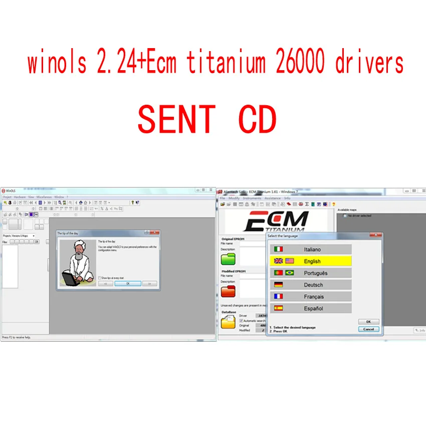 send cd Winols 2,24+ Разблокировка патч+ Damos файлы+ видео+ Руководство пользователя+ Ecm titanium 26000 драйверы ссылка для загрузки - Цвет: send cd