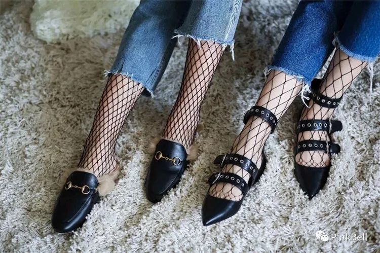 2017 модные сексуальные чулки в сеточку женские облегающие колготки жаккардовые с