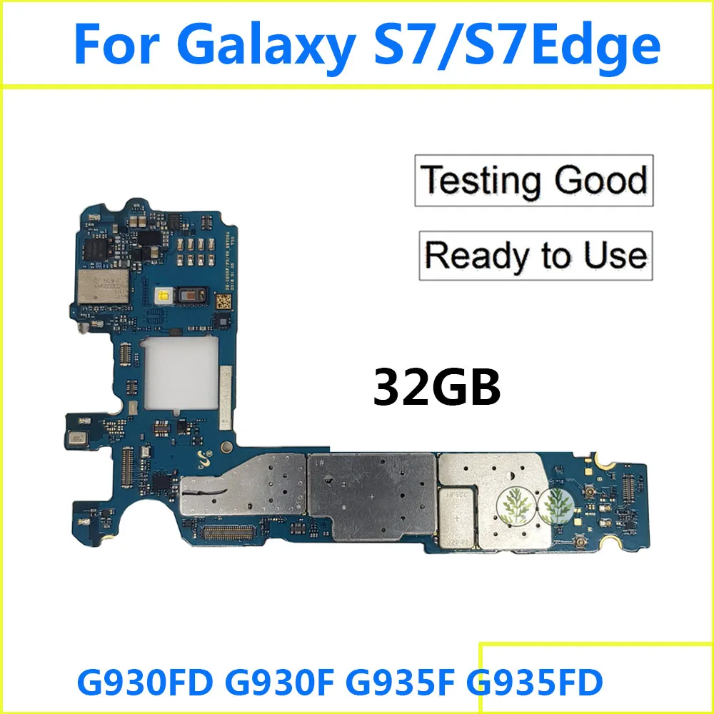 Материнская плата для Samsung Galaxy S7 edge G935F G935FD G930F G930FD оригинальная материнская 32 ГБ