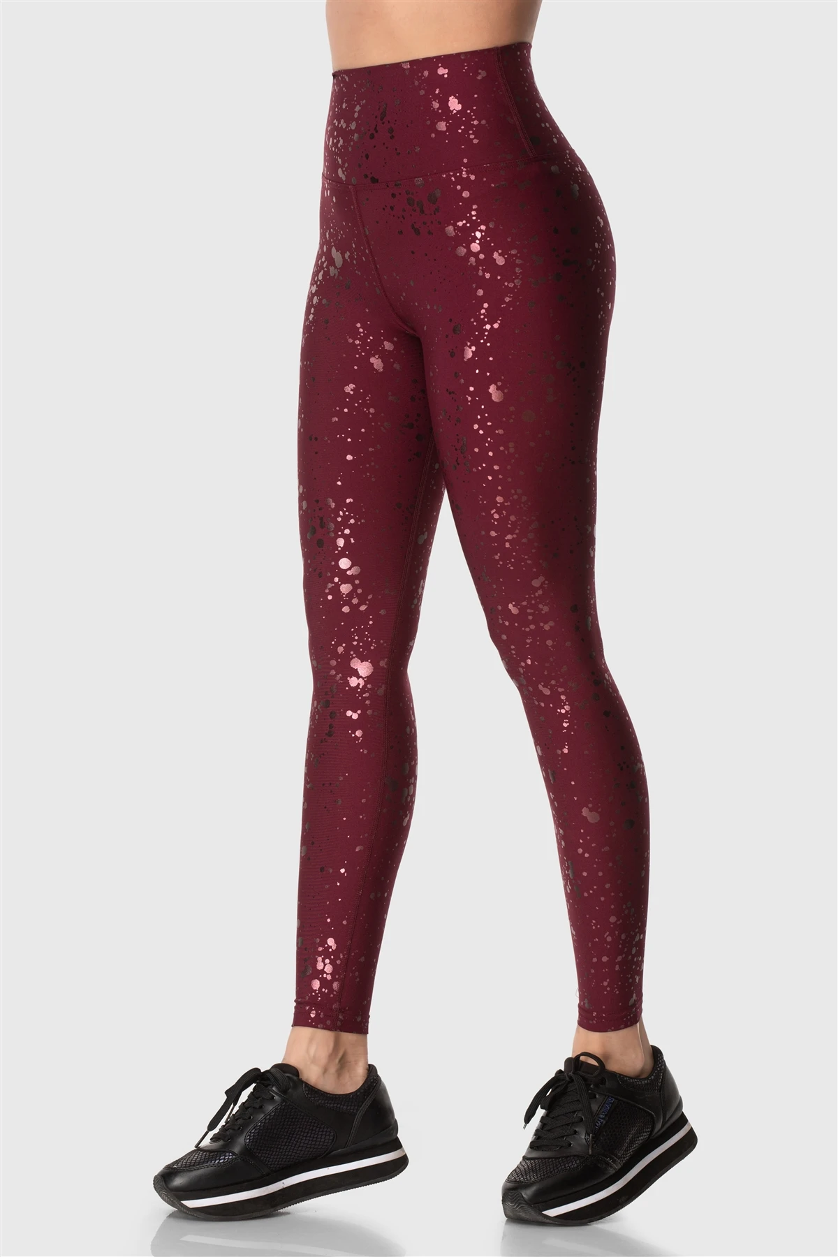 Superstacy High Waist Patterned Cherry Sports Leggings