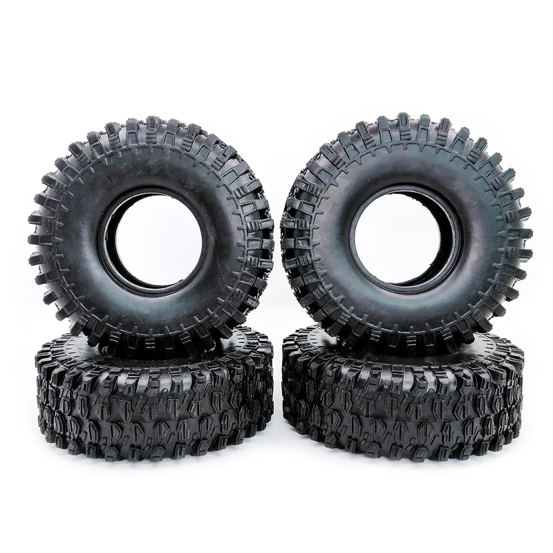 4 шт. резиновые шины 1 9 дюйма 120 мм для 1/10 RC Rock Crawler Axial SCX10 90046 D90 D110 | Игрушки и хобби
