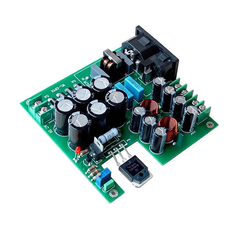 Готовые 50 Вт DC Hi Fi линейный стабилизированный напряжение питания доска класс 3