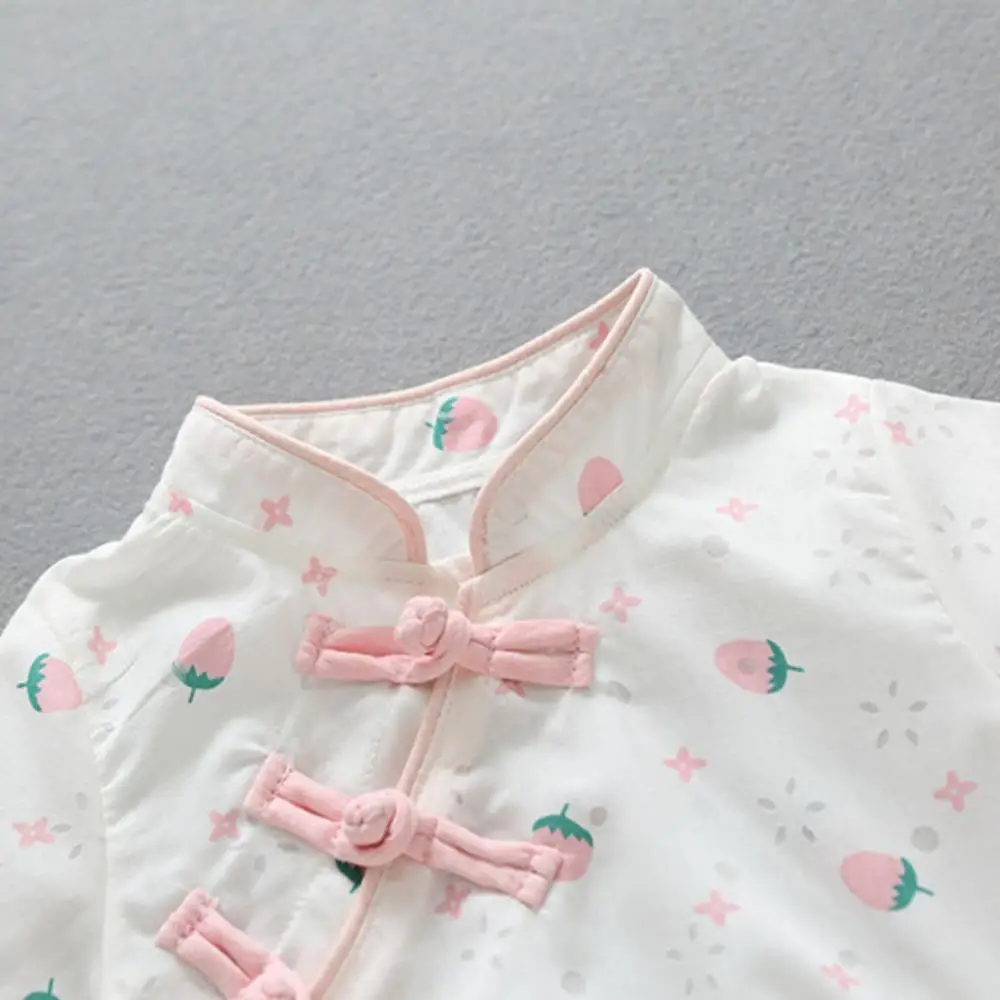 

Summer Baby Girls Fashion Short Sleeve Print Bodysuit