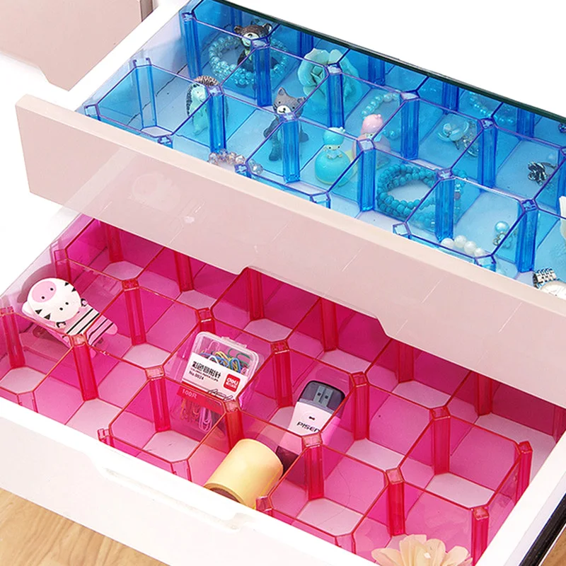 1 шт. пластиковый свободный комбинированный ящик для хранения нижнего белья