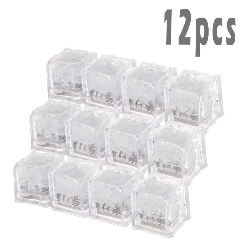 12 шт. светодиодсветодиодный кубики для льда | Дом и сад