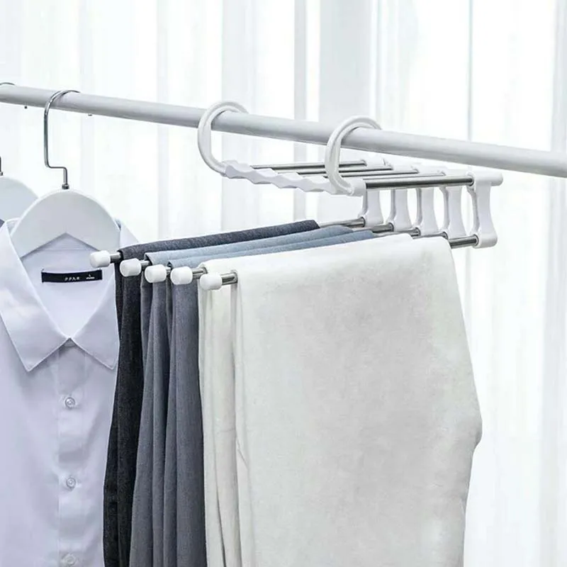 Модная одежда стойки вешалки для одежды брюки многофункциональные Многослойные