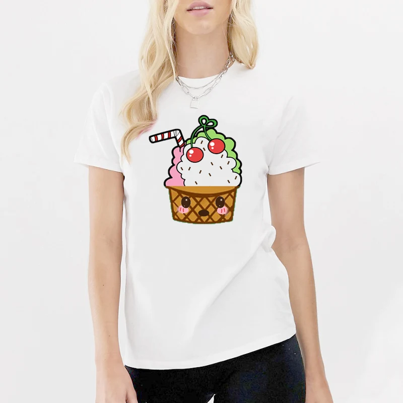 

T-Shirts Female Cute Funny Cat Hamburger O Neck Women Tees Printed Short-Sleeve Casual Ladies Tops