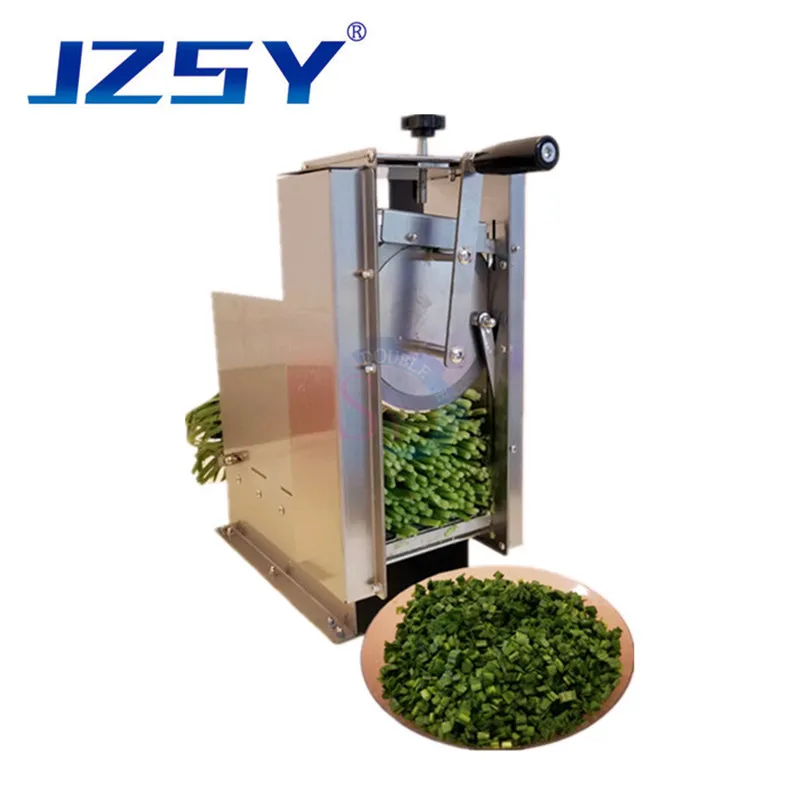 

Commercial stainless steel automatic feeding manual onion vegetable cutting machine/hand fruit leek kitchen cutter utensil
