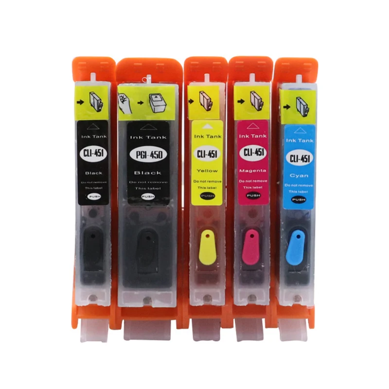 PGI 450 CLI 451 многоразовые чернила для принтера Canon PIXMA IP7240 MG5440 MG5540 MG6440 MG6640 MG5640 MX924 MX724