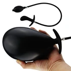 Большая Надувная Анальная пробка огромный большой фаллоимитатор насос для пениса анальный расширитель пробка расширяемая Анальная пробка анальные шарики эротические секс-игрушки для взрослых