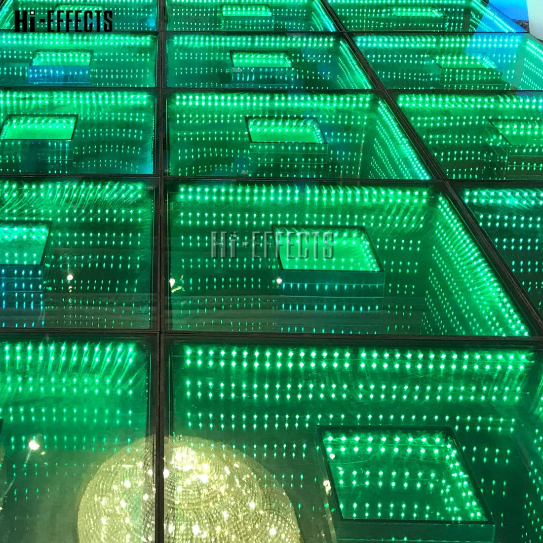 СВЕТОДИОДНЫЙ танцпол 3D из закаленного стекла зеркальный контроллер DMX SD-карта