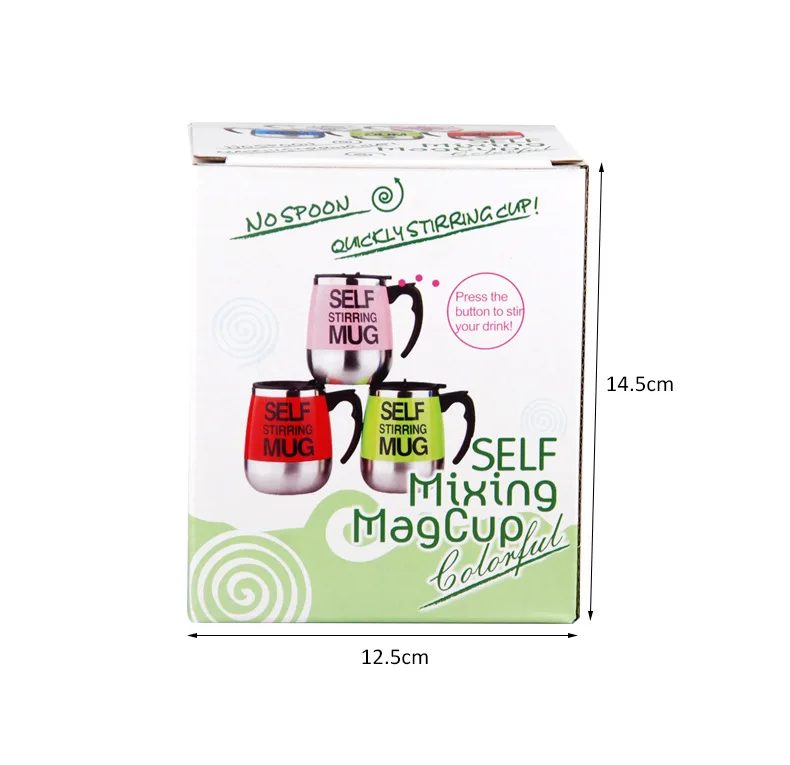 400/450ml Mugs Automatic Electric Lazy Magnetic Self Stirring Mug Coffee Milk Mixing Mug Smart Stainless Steel Jui ce Mix Cup
