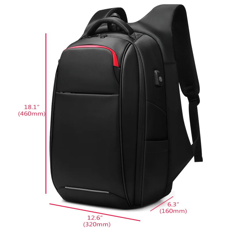 Тонкий рюкзак для ноутбука 15 6 дюйма мужской офиса и работы деловая сумка унисекс