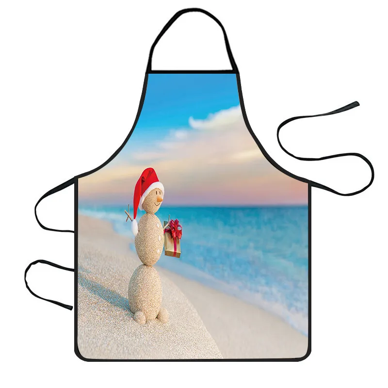 Рождественское украшение водонепроницаемый фартук кухонные фартуки для ужина