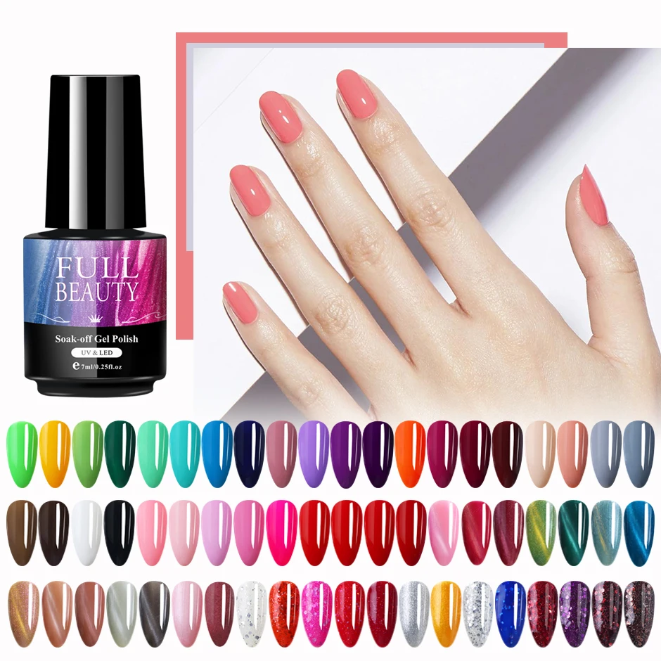Гель лак для ногтей Цвет Soak Off УФ гель лаки кошачего глаза блестящие щеллак