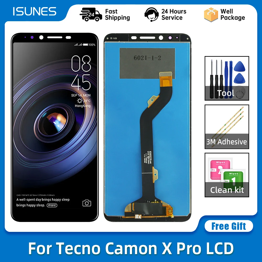 Дисплей 6 0 дюйма для Tecno Camon X Pro ЖК дисплей кодирующий преобразователь сенсорного