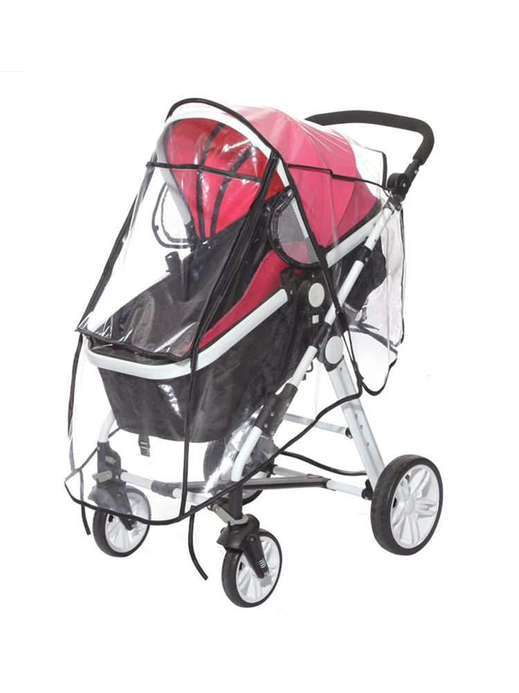 COLD WIND PROTECT YOUR BABY FROM RAIN B4U STROLLER PRAM RAIN COVER 
