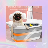 baby shower protable bath tub folding baby shower bathtub wdrain pet bath tubs safety security bath accessories storage basket